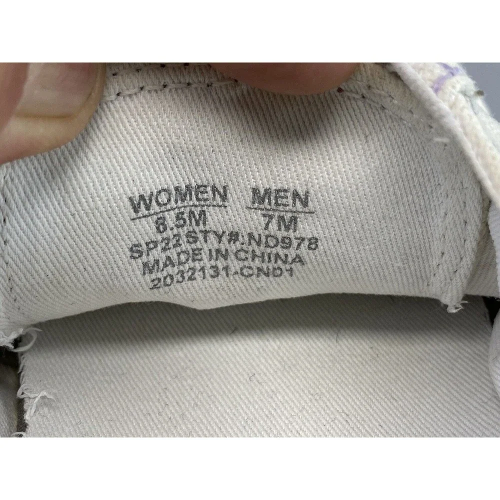 Madewell Sidewalk Low Top Women's Sz 8.5M Men's 7M Athletic Canvas Sneaker Shoes